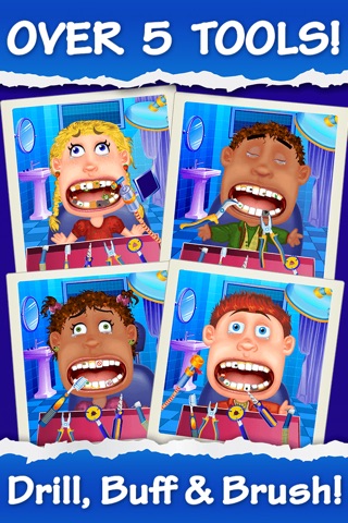Little Dentist Make-Over - A Crazy Doctor Salon Game For Fashion Kids FREE screenshot 2