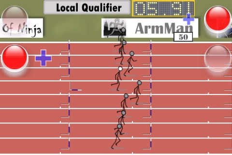 Cartoon Sprint Lite2: Added Hurdles screenshot 3