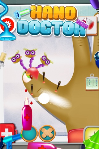 kids Hand and Nail Doctor - Nail and hand surgery, kids free Game For fun screenshot 2
