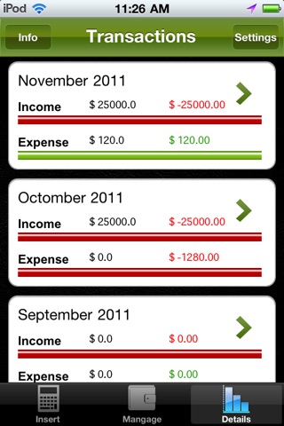 Budget Analyzer screenshot 3