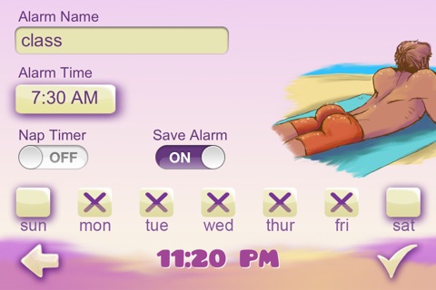 Hot Guy Alarm Clock! screenshot 3