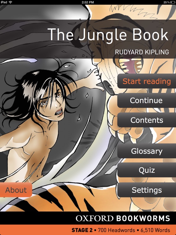 The Jungle Book: Oxford Bookworms Stage 2 Reader (for iPad)