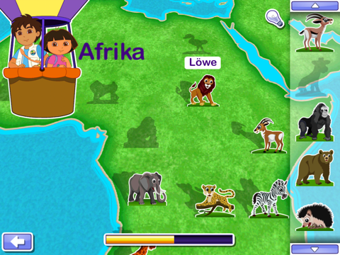 Dora & Diego's Sticker Safari HD screenshot 2