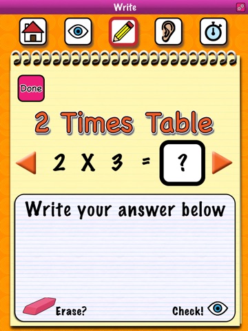 TimesTable for iPad – A multiplication tables learning tool for kids screenshot 2
