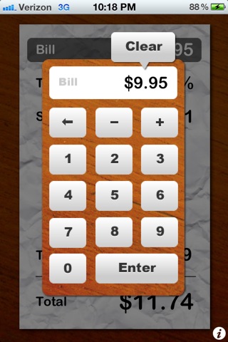 Tip18 - Tip Calculator screenshot 2