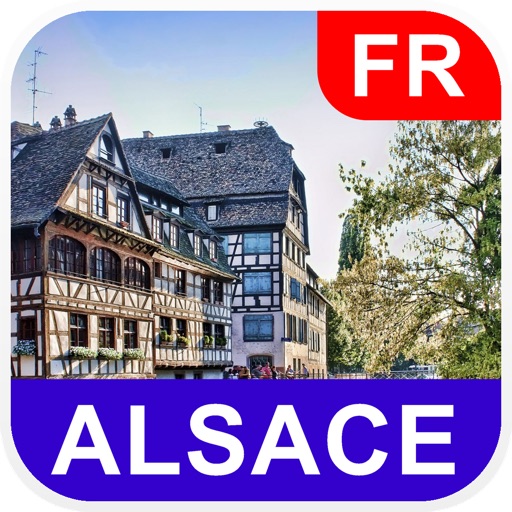Alsace, France Offline Map - PLACE STARS