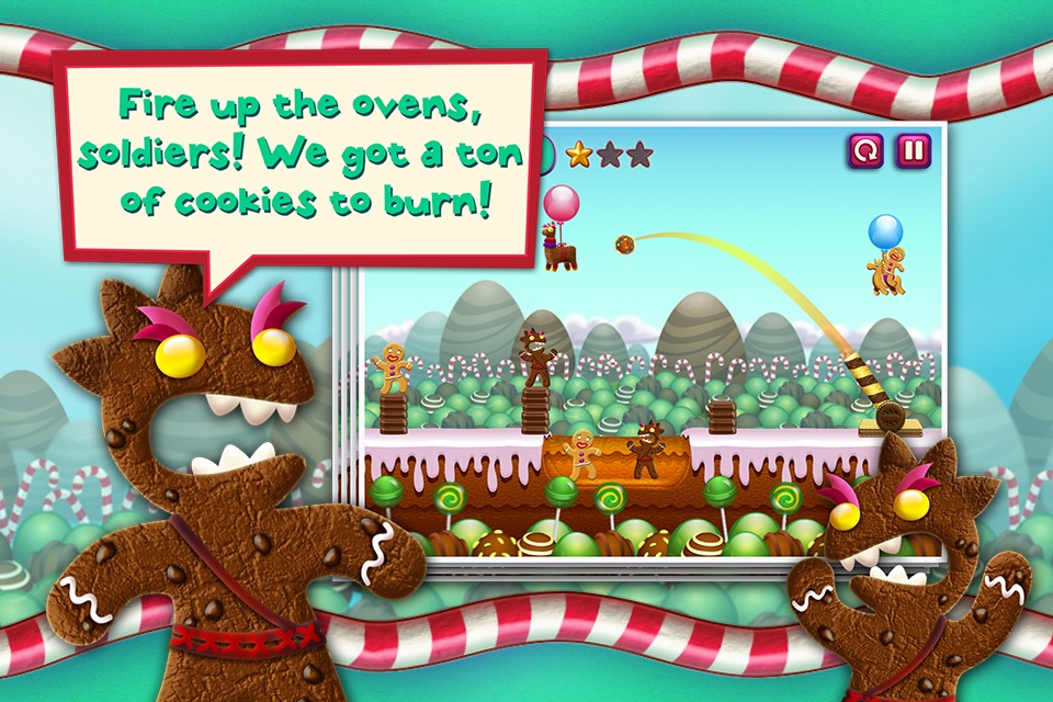 Gingerbread Wars: Wreck the Chocolate Cookies Factory, Man! screenshot 3