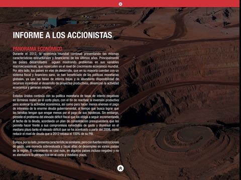 Minera Frisco Informe Anual 2012 screenshot 3
