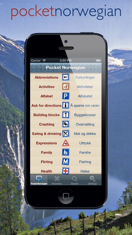 Pocket Norsk | handy Norwegian phrasebook with speech