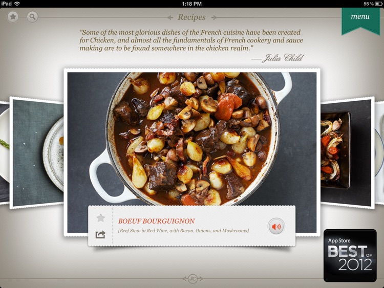 Mastering the Art of French Cooking: Selected Recipes