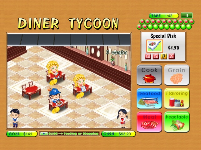 Diner Tycoon HD Lite(圖1)-速報App