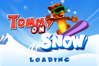 Tommy On Snow Free: 速く行くと高くジャンプするトミーを助ける。子供と大人のための良いゲームのおすすめ画像1