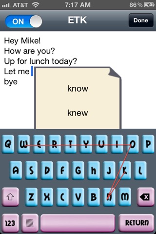 Easy Touch Keyboard screenshot 2