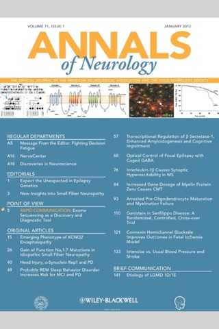 Annals of Neurology Journal screenshot 3