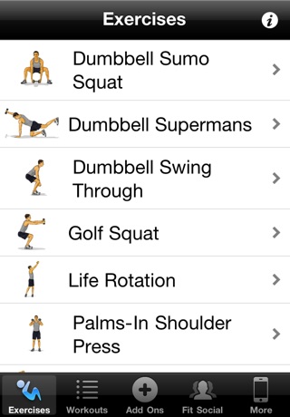 Dumbbell Workouts Pro Screenshot 1