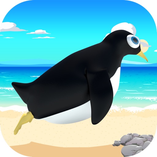 Fly Penguin Icon
