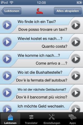 iSayHello German - Italian screenshot 3