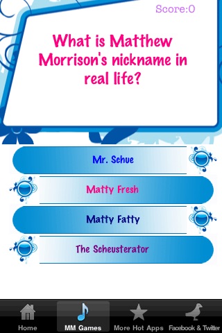 Matthew Morrison Games screenshot 3