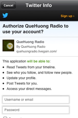 queHuong Radio screenshot 4