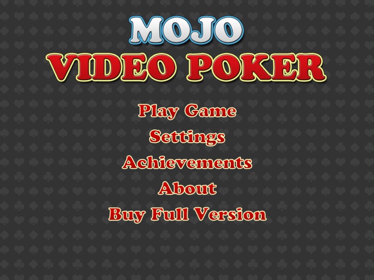 Mojo Video Poker HD screenshot-4
