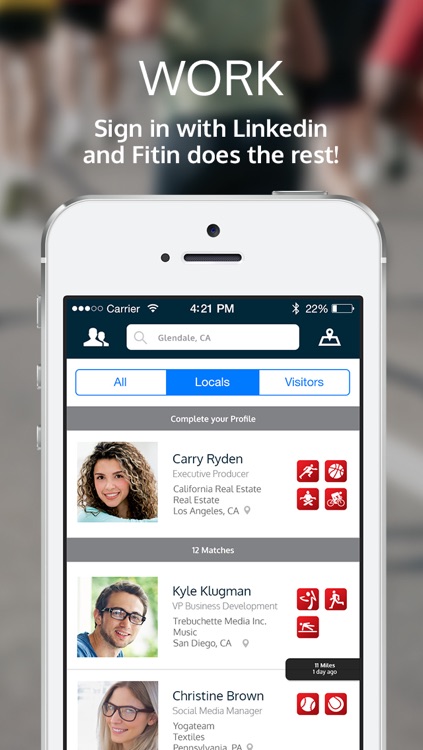 Fitin – Fitness networking for business professionals
