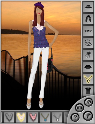 Fashion Sketchbook: The Stylish Dress Up Game for iPad screenshot 2