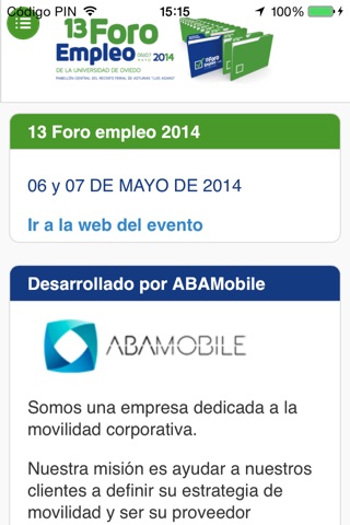 13 Foro Empleo 2014 de la Universidad de Oviedo screenshot 4