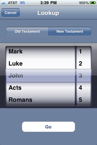 Bible Touch NIV screenshot 2