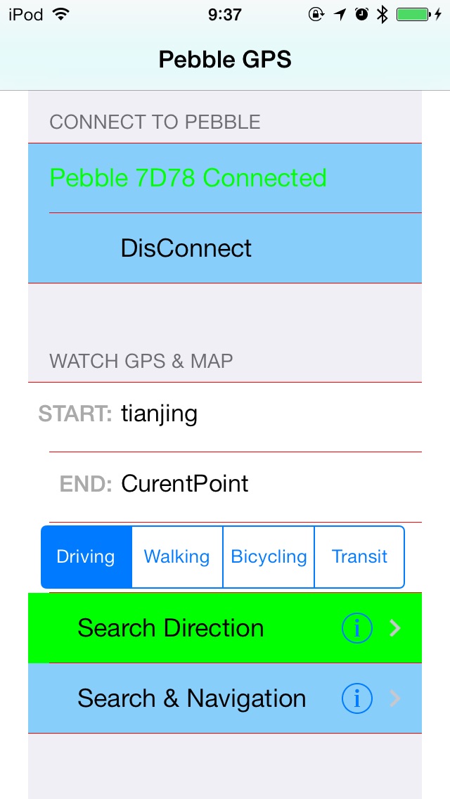 GPS Map for Pebble Sm... screenshot1