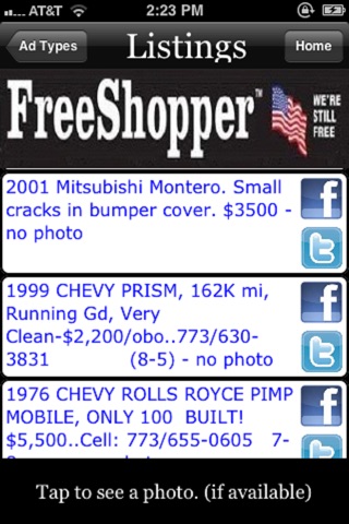 FreeShopper screenshot 2