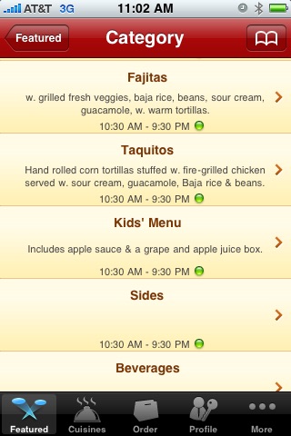 iCuisines (Food ordering with restaurant menu for pickup or delivery) screenshot 4
