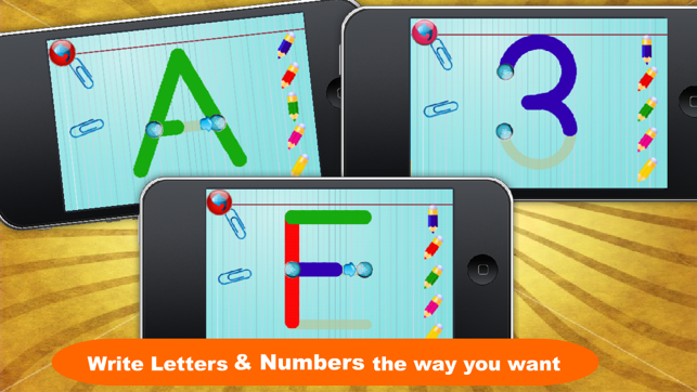 ABC Letter Toy – Letters & Numbers Handwriting Game for Kids(圖2)-速報App