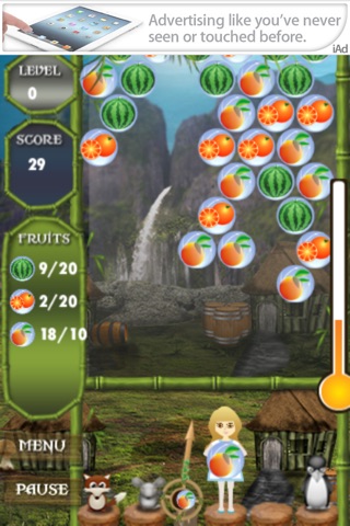 Happy Shooter (bubble fruits in the jungle) screenshot 2