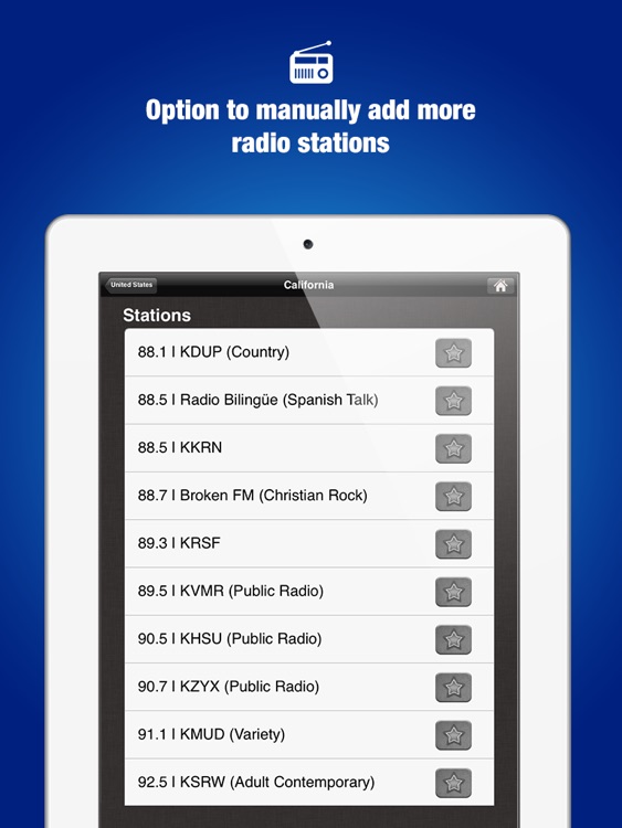 World Radio Pro HD - Live Internet Radio Stations for Music, News, Sports, Weather, Talk Shows and more! screenshot-4