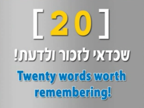 HEBREW - Let's speak! (video course) screenshot 4