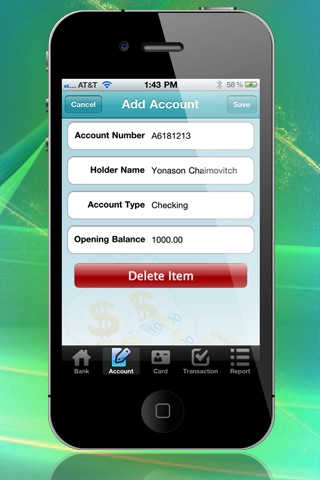 Bank & Credit Card Tracking HD screenshot 2