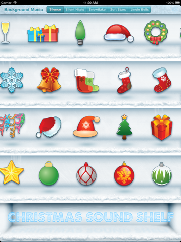 Christmas Sound Shelf Free screenshot 2