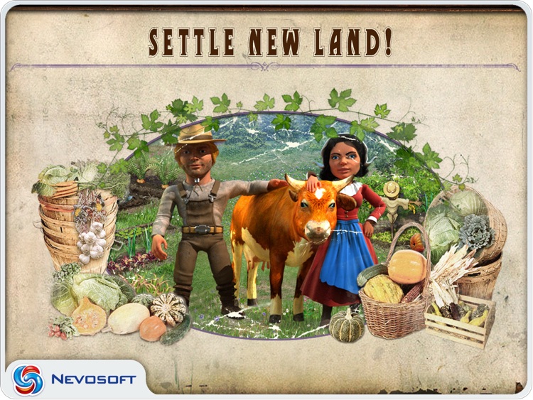 Pioneer Lands HD: western settlers strategy screenshot-3