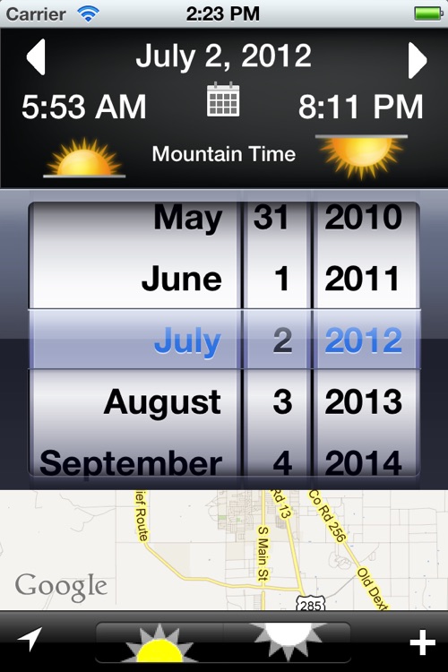 Sunrise Sunset Map By Root Hollow Apps