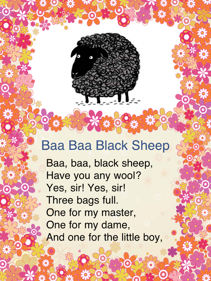 Английский стих Baa Baa Black Sheep. Baa Black Sheep текст. English Songs for Kids. Стишок на английском языке про овечку.