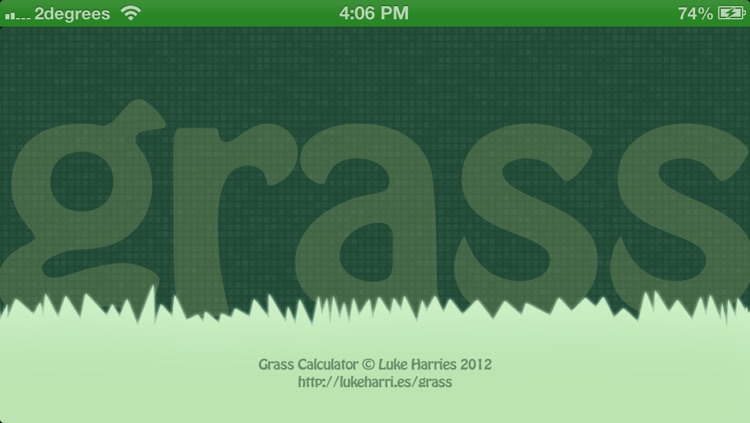 Grass Calculator