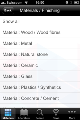 Materials Council screenshot 2