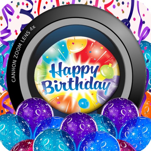 Birthday Booth Greetings - Free Photo eCard Maker icon