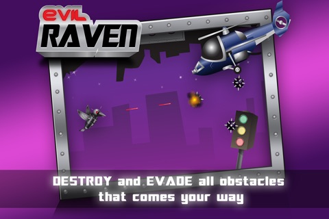 Evil Raven : Subway bird attack The Streets FREE Nasty Game For Kids screenshot 2