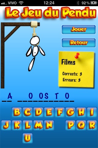 Le Jeu du Pendu (French Hangman with Bluetooth) screenshot 2