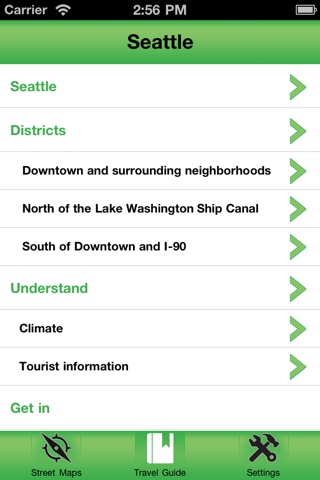 Seattle Offline Street Map screenshot 2
