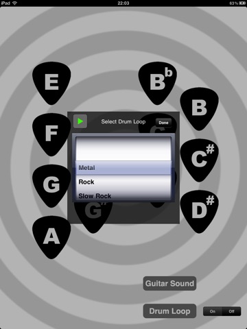 Touch Guitar HD screenshot 4