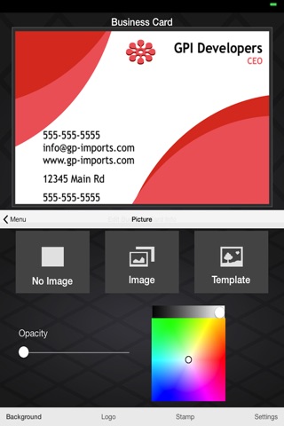 Business Card Builder Lite screenshot 4