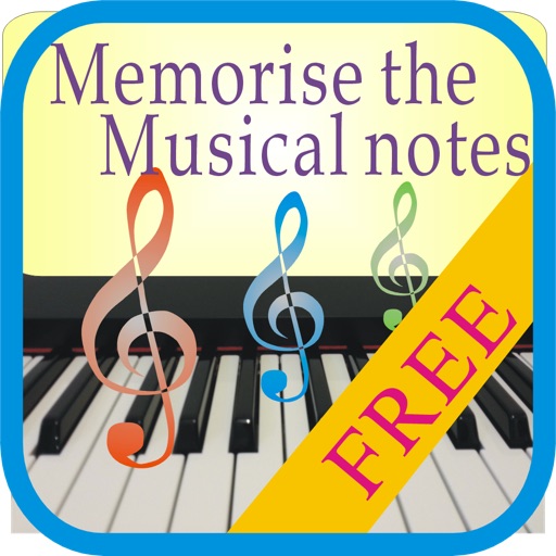 Memorise musical notes for kids and beginner iOS App