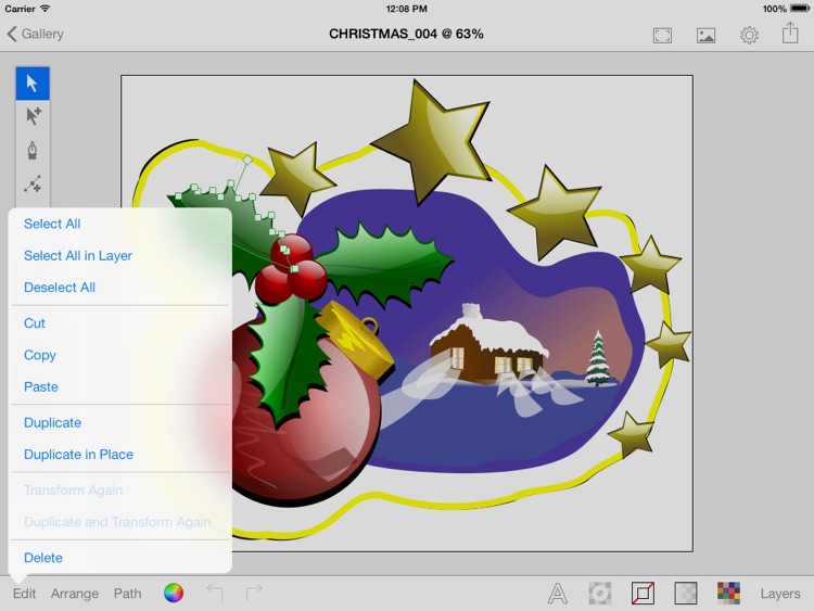 Vector Paint with DropBox sync